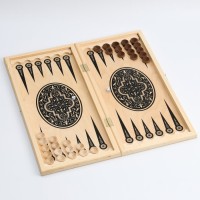 Нарды "Восток", деревянная доска 50 х 50 см