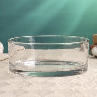 Кашпо для цветов «Эллен», d=20 см, h=8 см, стеклянное, Greengo