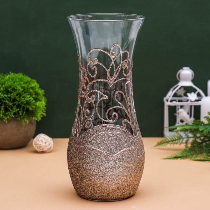 Ваза-кувшин "Серебряное кружево" 26 см