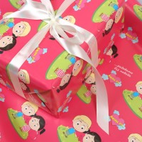 Набор глянцевой бумаги , "Любовь-это..." желтый, 3 листа , 70 х 100 см