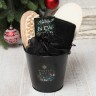 Набор новогодний подарочный "Этель" Winter magic полотенце 30х60см и аксессуары (4 предмета)
