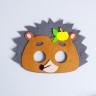 Маска карнавальная «Ёжик» фетр