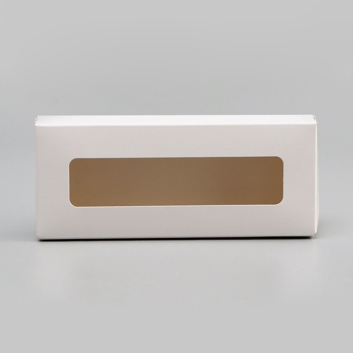 Коробка складная, белый, 17×7×4 см, 0.5 л