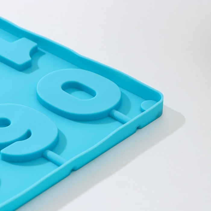 Форма для леденцов Доляна «Арифметика», силикон, 29×17 см, 10 ячеек (5×4 см), с палочками, МИКС Форма для леденцов Доляна «Арифметика», силикон, 29×17 см, 10 ячеек (5×4 см), с палочками, МИКС