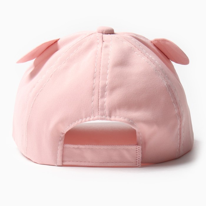 Кепка детская MINAKU с ушками, цвет розовый, р-р 44-46