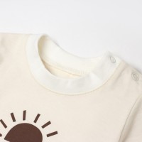 Костюм детский (лонгслив, брюки) «Крошка Я» Dreamer, рост 62-68 см, бежевый