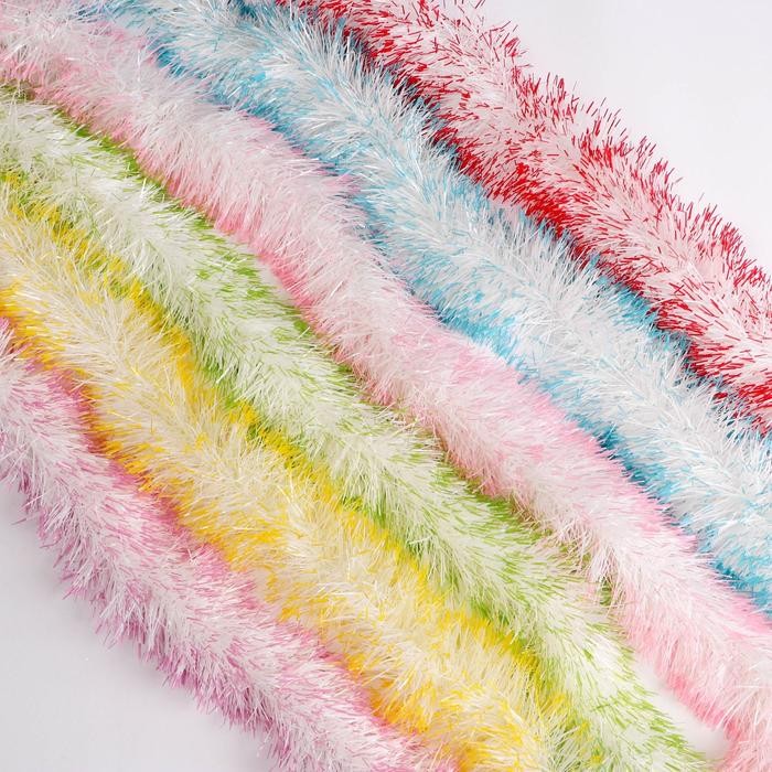 Мишура новогодняя «Зимнее волшебство. Огонёк», d-9 см, 200 см, МИКС