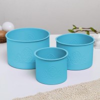 Силиконовая форма «ХВ» для кулича на Пасху, 3 шт.