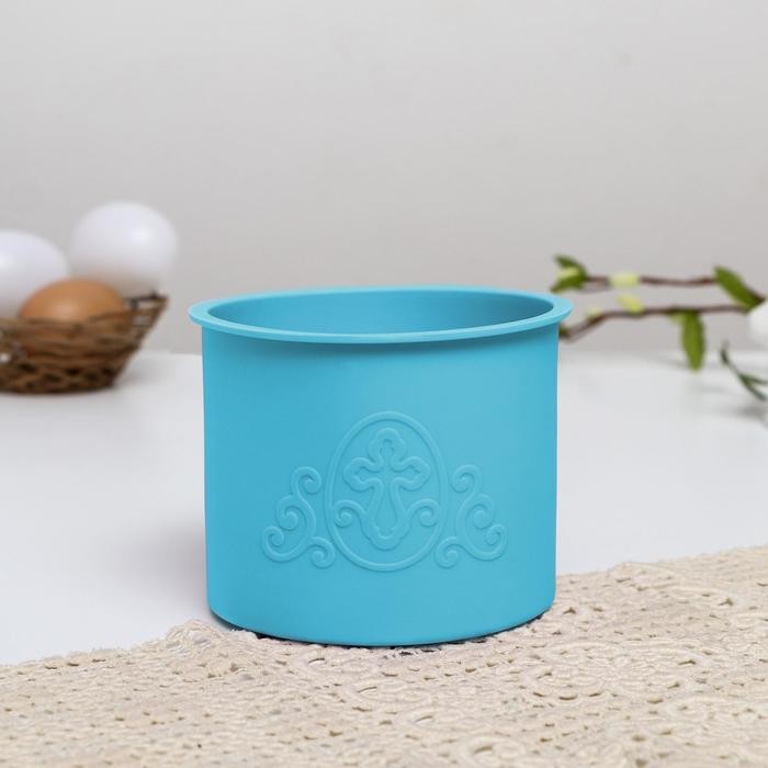 Силиконовая форма «ХВ» для кулича на Пасху, 3 шт.