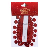 Шар фольгированный "Цветок с кружочками" 27х27 см