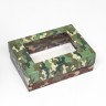 Коробка складная, с окном «Камуфляж» 21×15×7 см