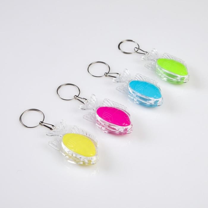 Фонарь-брелок детский "Рыбка", 1 режим, 2 AG13, 3.5 х 5.5 см, микс Фонарь-брелок детский "Рыбка", 1 режим, 2 AG13, 3.5 х 5.5 см, микс