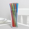 Набор одноразовых трубочек для коктейля Доляна, 0,5×21 см, 250 шт, цвет МИКС