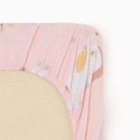 Простыня на резинке "Крошка Я" Baby unicorn 60*120+20 см, бязь 125 г/м2, хл 100%
