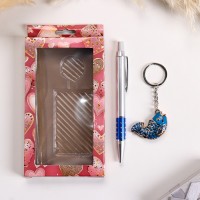 Набор подарочный 2в1 (ручка, брелок)