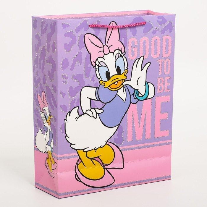 Пакет подарочный "Daisy duck", Минни Маус, 31х40х11,5 см Пакет подарочный "Daisy duck", Минни Маус, 31х40х11,5 см