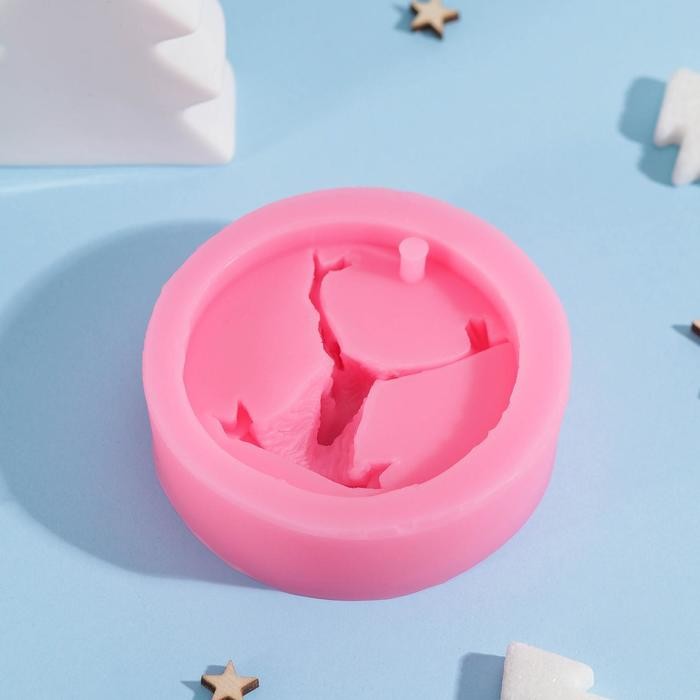 Молд «Олень», 8,5×8,5×2,8 см, цвет МИКС