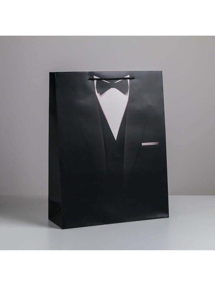 Пакет подарочный ламинированный, упаковка, «Стиль», L 31 х 40 х 11.5 см