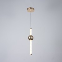 Светильник BayerLux "Минея" LED 18Вт золото 9х9х50-150 см