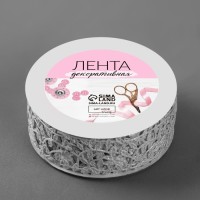 Лента фигурная «Ветви», 30 мм, 9 ± 0,5 м, цвет золотой