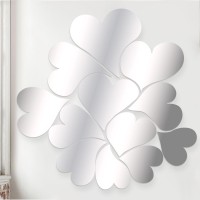 Наклейки интерьерные "Интени", зеркальные, декор на стену, панно 36х35 см, 12 элементов