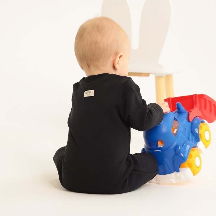 Комбинезон детский MINAKU, рост 68-74 см, чёрный