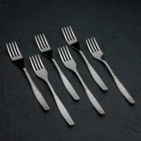 Вилка десертная «Уралочка», h=17,5 см, толщина 2 мм, цвет серебряный