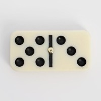 Домино "Резное", 28 шт, костяшка 5 х 2.5 см, 12 х 20 см