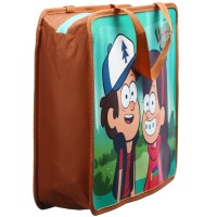 Папка пластиковая с ручками А4, на молнии, 7.5×33×26 см, «Гравити Фолз»