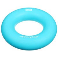 Эспандер кистевой 8,5 см, нагрузка 25 кг, цвет голубой