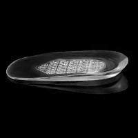 Подпяточники для обуви, с протектором, силиконовые, 10×6 см, пара, прозрачные