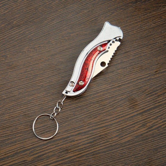 Нож складной "Тигровый-2" с кнопкой, МИКС