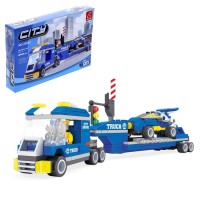 Конструктор «Тягач с прицепом», 248 деталей