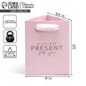 Пакет подарочный для цветов треугольный, упаковка «Подарок» 12×8×9.5 см