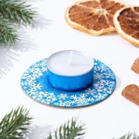 Свеча чайная на подвесе "Новогоднее предсказание", 3,7х1,5 см, 2 ч, 15 г