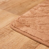 Коврик для ванной «Этель. Узор», 40×60 см, бежевый