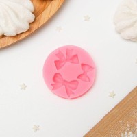 Молд «Бантики», 5,4×5,4×1 см, цвет МИКС