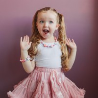 Набор детский 2 предмета: бусы, браслет «Выбражулька», зайчик, цветной