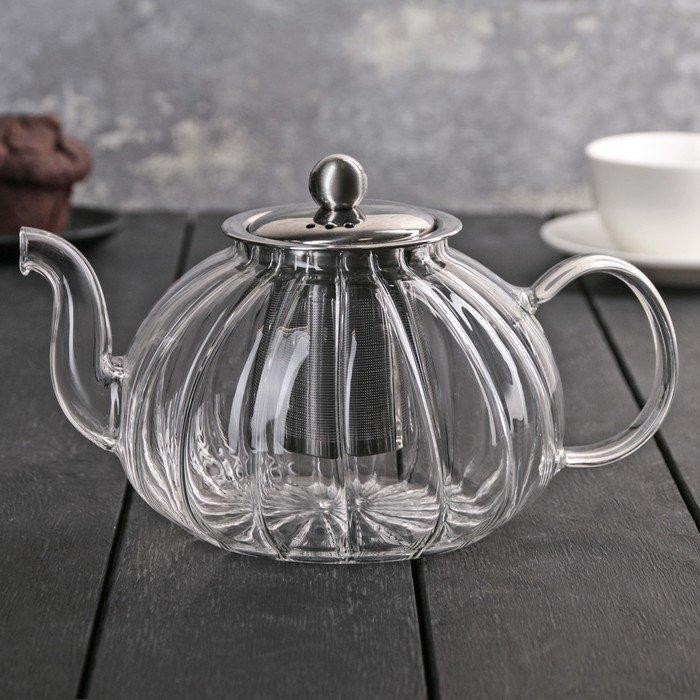 Чайник заварочный «Диана», 600 мл, с металлическим ситом