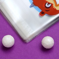 Пакет БОПП подарочный с липкой лентой, «Праздничное ассорти», 10×10+3 см