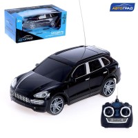 Машина радиоуправляемая «Каен», работает от батареек, цвет красный