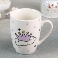 Кружка Доляна «Принцесса», 350 мл, 12,5×8,8×10,5 см