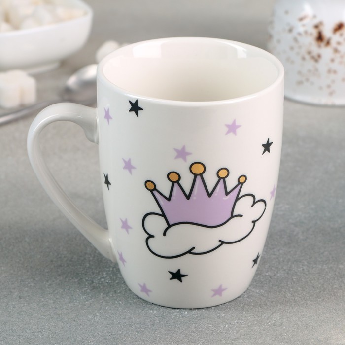 Кружка Доляна «Принцесса», 350 мл, 12,5×8,8×10,5 см