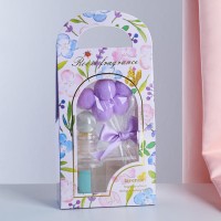 Диффузор ароматический с декором "Весенний", 30 мл, лаванда, "Богатство Аромата"