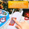 Музыкальный телефончик «Новогодний», стационарный, русская озвучка, работает от батареек
