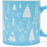 Кружка чайная новогодняя «Новогодний лес», 530 мл