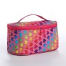 Косметичка-сундучок на молнии, с ручкой, цвет розовый Косметичка-сундучок на молнии, с ручкой, цвет розовый