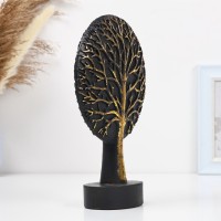 Фигура "Древо Жизни" 16х5х17см, черный с позолотой