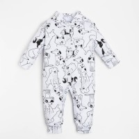 Комбинезон Крошка Я "Dogs", рост 68-74 см, цвет белый