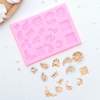 Молд «Микс узоров», 13×9,5 см, цвет МИКС